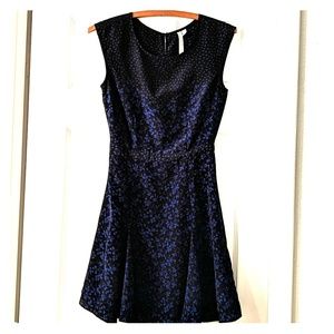 Reformed blue black dress xs urban outfitters
